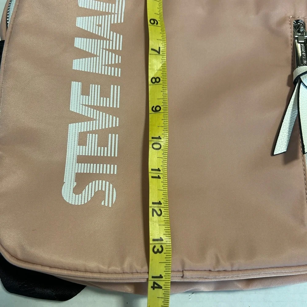 Steve Madden Blush Backpack Striped Pouch NWT